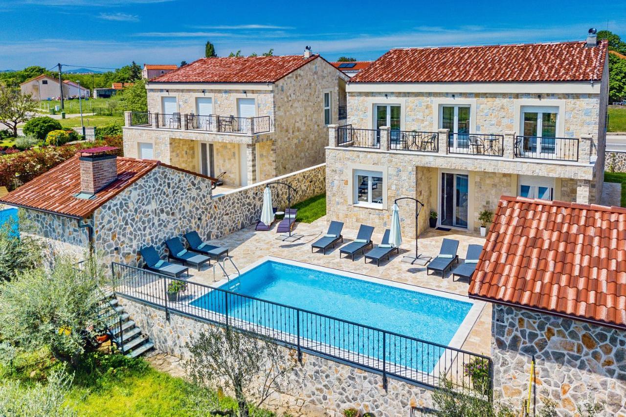 Luxury Stone Villa With Pool - Brisevo Exterior foto