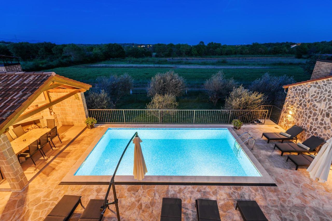 Luxury Stone Villa With Pool - Brisevo Exterior foto