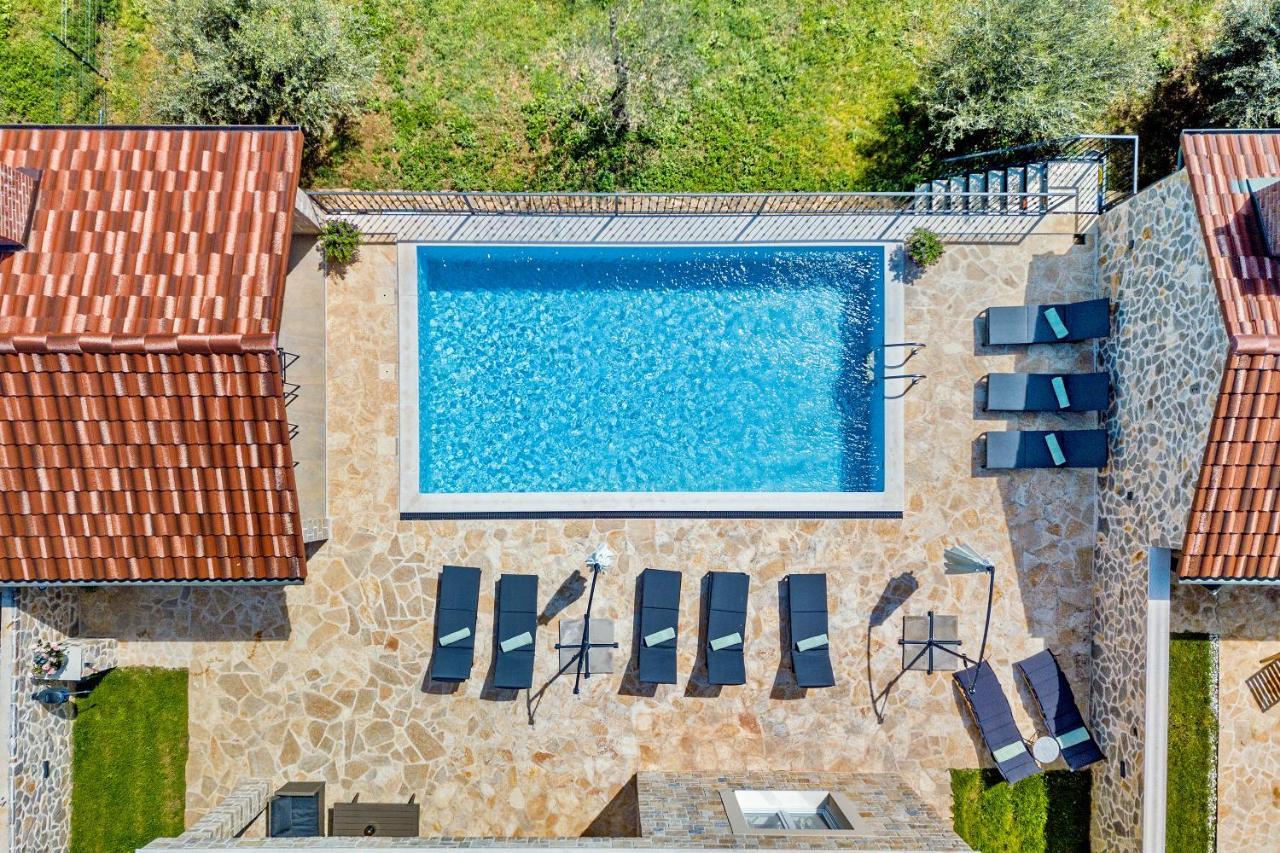 Luxury Stone Villa With Pool - Brisevo Exterior foto